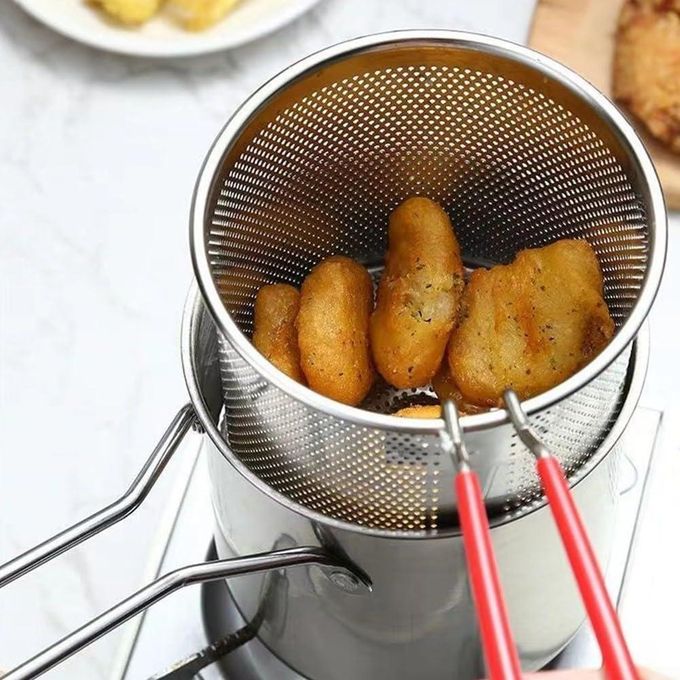 مقلاة عميقة متعددة الوظائف مقاومة للصدأ