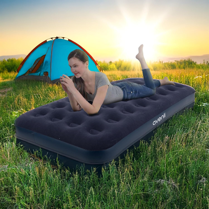 مرتبة هوائية زرقاء 190 سم × 100 سم