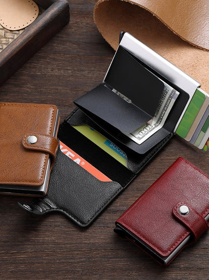 عبوة من محفظتين جلديتين