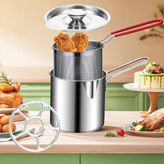 مقلاة عميقة متعددة الوظائف مقاومة للصدأ